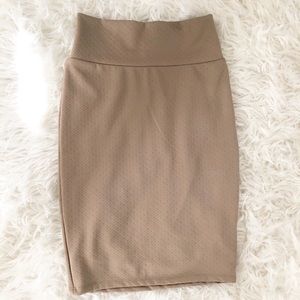 LuLaRoe Nude Cassie Skirt